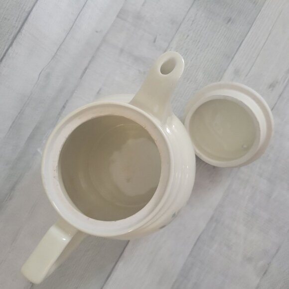 Hall China Rounded Terrace Rambling Rose Drip-o-lator Coffee Pot Vintage Teapot - Picture 7 of 11